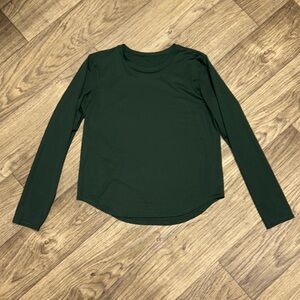 Lululemon Smoked Spruce Running/Workout Top